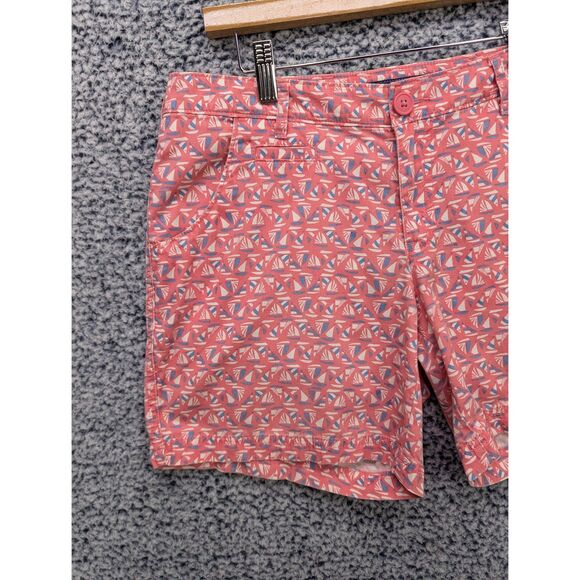 Columbia Super Bonehead PFG Shorts Size 8 Sailboat Nautical Travel Vacation Pink - Picture 3 of 13
